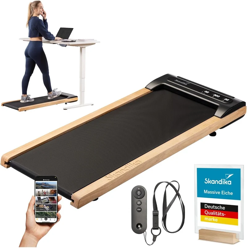 Skandika Nordik Walking Pad: Laufband für Home Fitness & Büro, mit Steigung