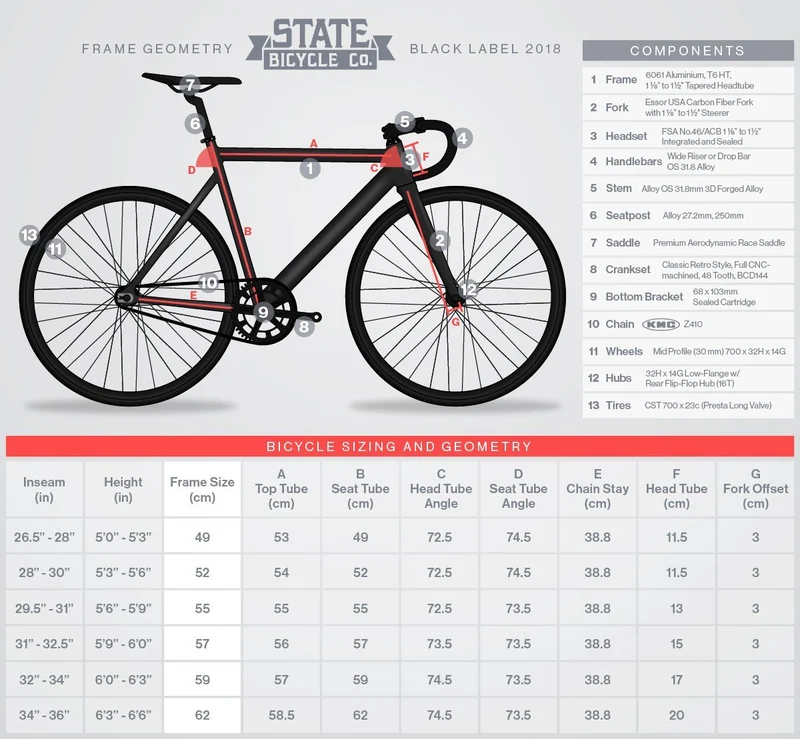 State Bicycle 6061 Black Label V2 Track Bike