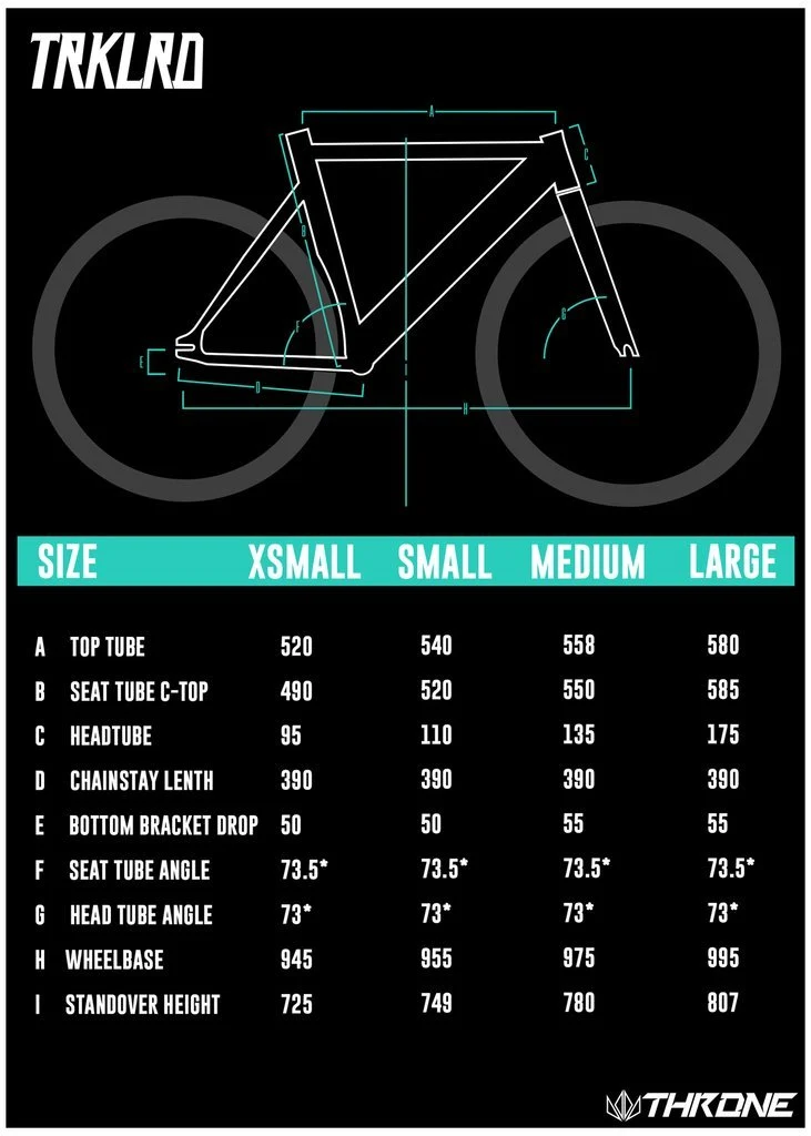 Throne Cycles Track Lord Fixed Gear Bike 2018