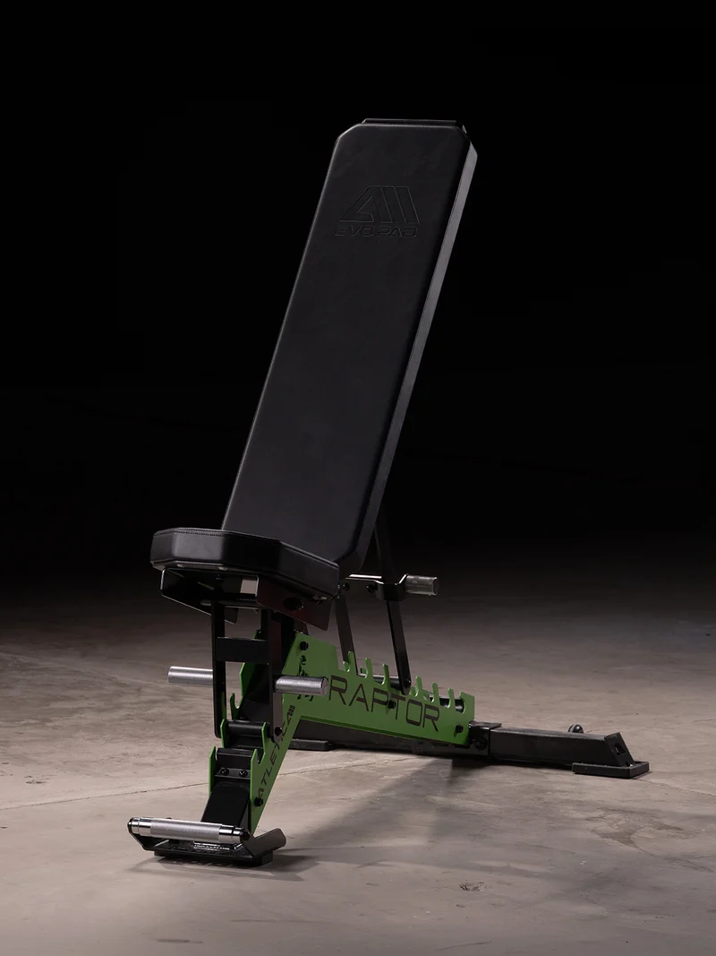 Raptor | Sponge | Leder Schwarz | Zahnplatte Electric Green