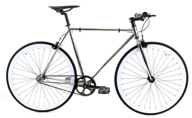 Golden Cycles Chrome Fixie Bike