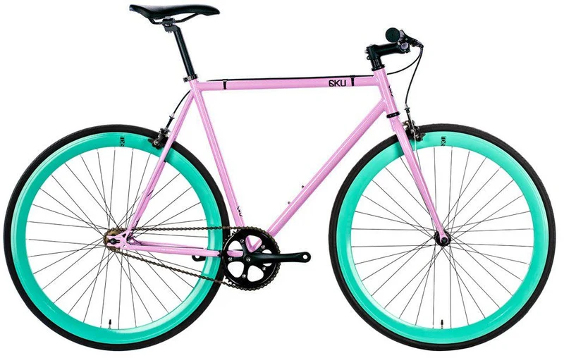 6KU Fixie Single Speed Bike Rogue Black